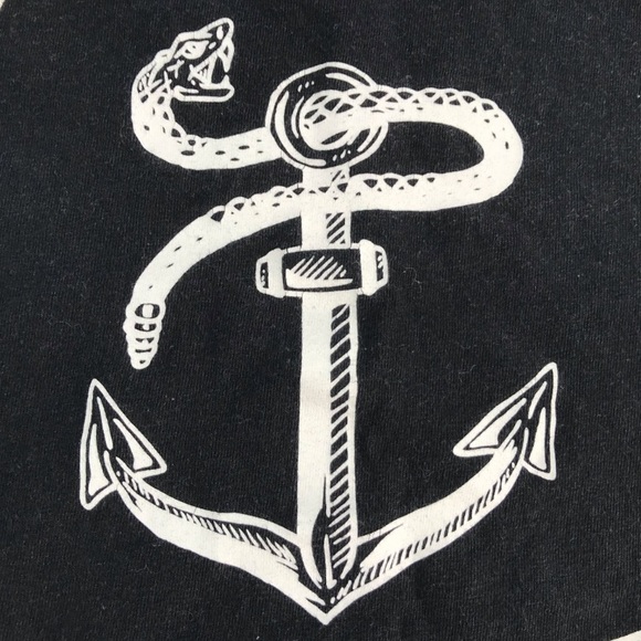 Primitive Graphic Tee: Black “Good for Life” w/ Anchor Logo - Picture 5 of 6